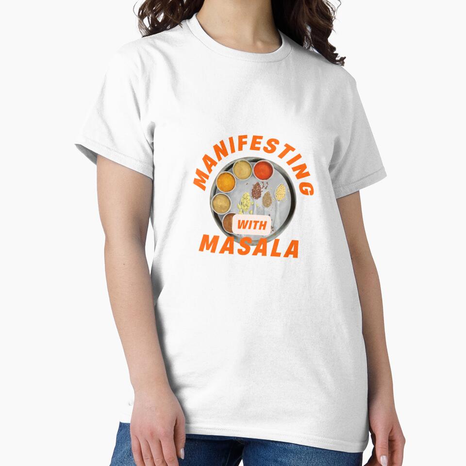 Manifesting with Masala – South Asian Empowerment Sticker by mamabaer-builds T-Shirts, Hoodie, Sweatshirt (Image 2)