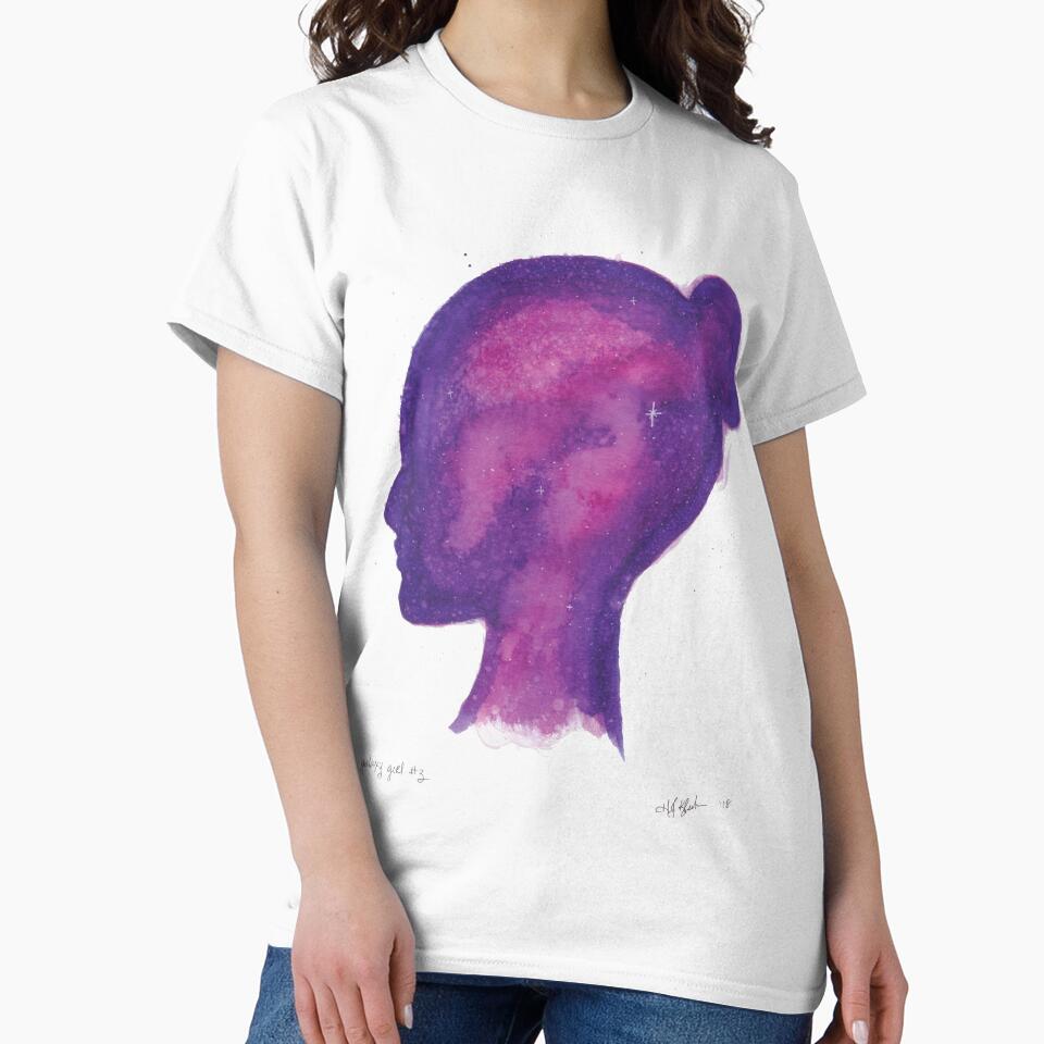 Galaxy Girl #3 by AechJaynPigment T-Shirts, Hoodie, Sweatshirt | BlankRebels.com (Image 2)