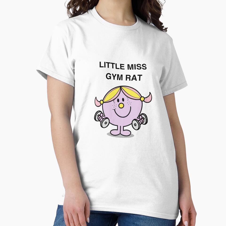 Little Miss Gym Rat by kcgfx T-Shirts, Hoodie, Sweatshirt | BlankRebels.com (Image 2)