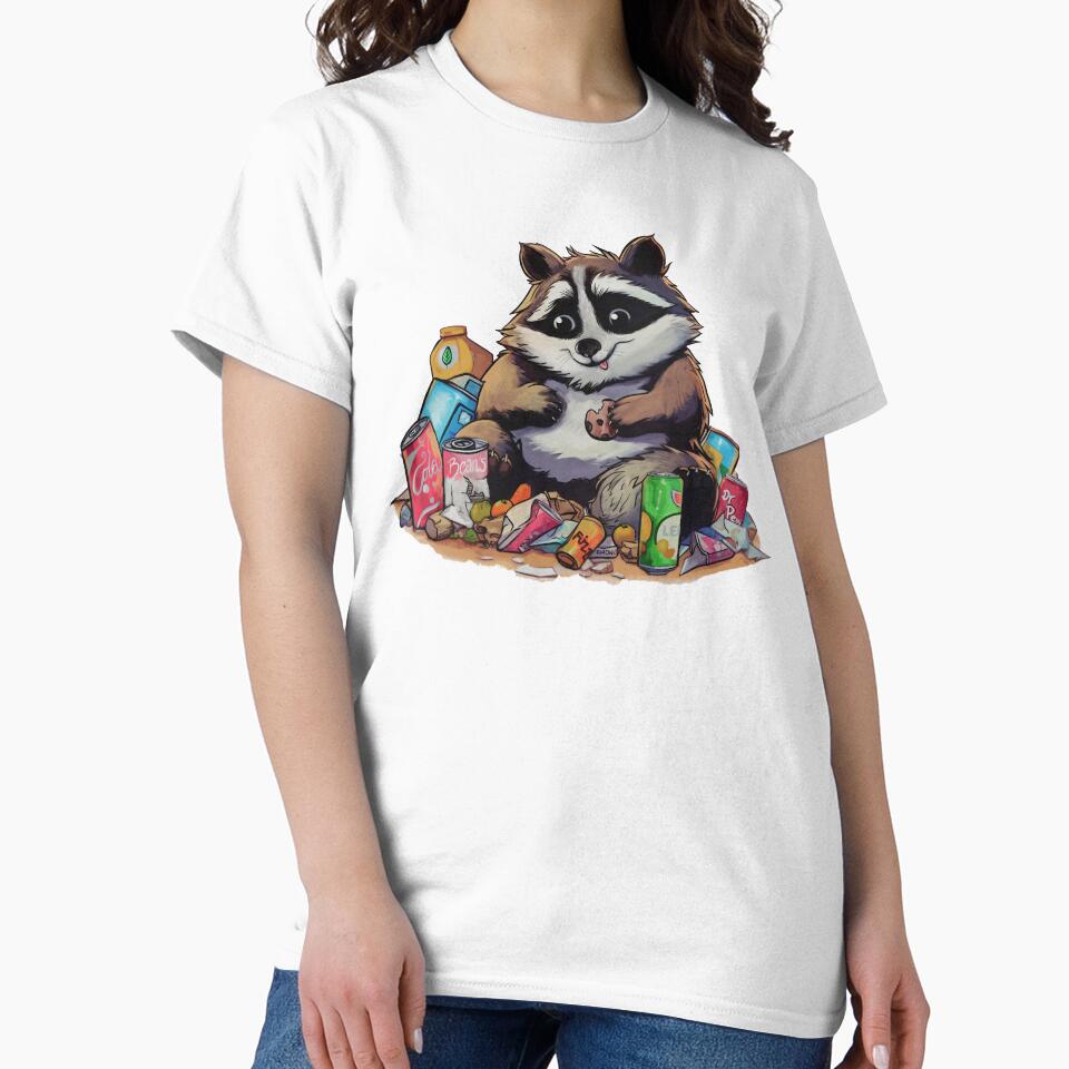 Chonky Raccoon by wildtribe T-Shirts, Hoodie, Sweatshirt | BlankRebels.com (Image 2)