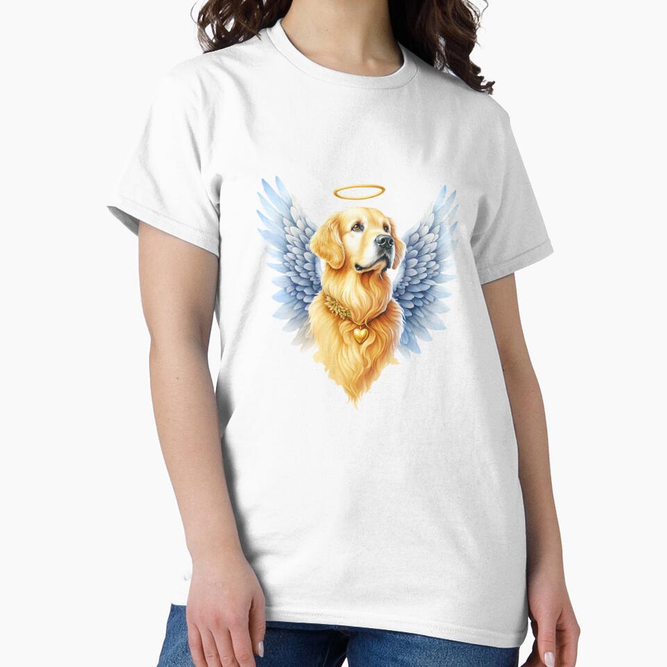Golden Retriever Angel by TheAnimalZ00 T-Shirts, Hoodie, Sweatshirt | BlankRebels.com (Image 2)