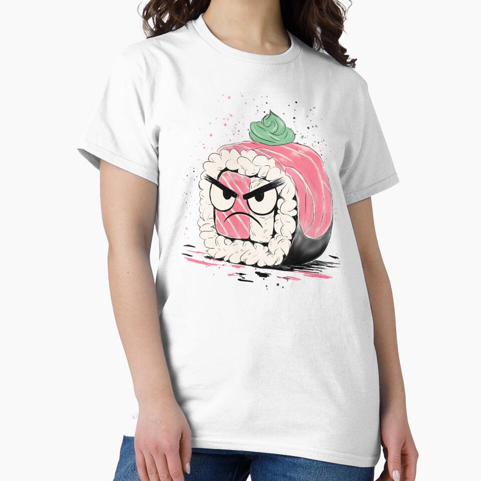 Grumpy Sushi by HRSCreates T-Shirts, Hoodie, Sweatshirt | BlankRebels.com (Image 2)