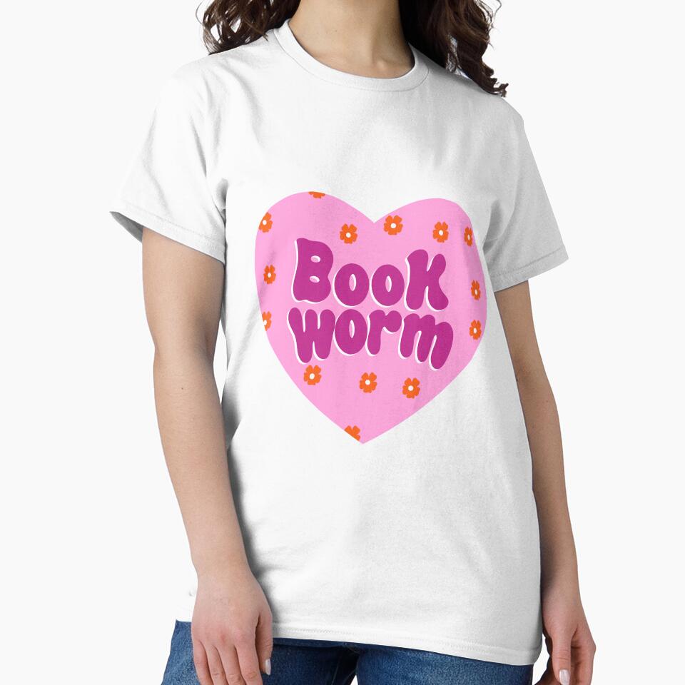 Bookworm girlie by pinkyfish1010 T-Shirts, Hoodie, Sweatshirt | BlankRebels.com (Image 2)