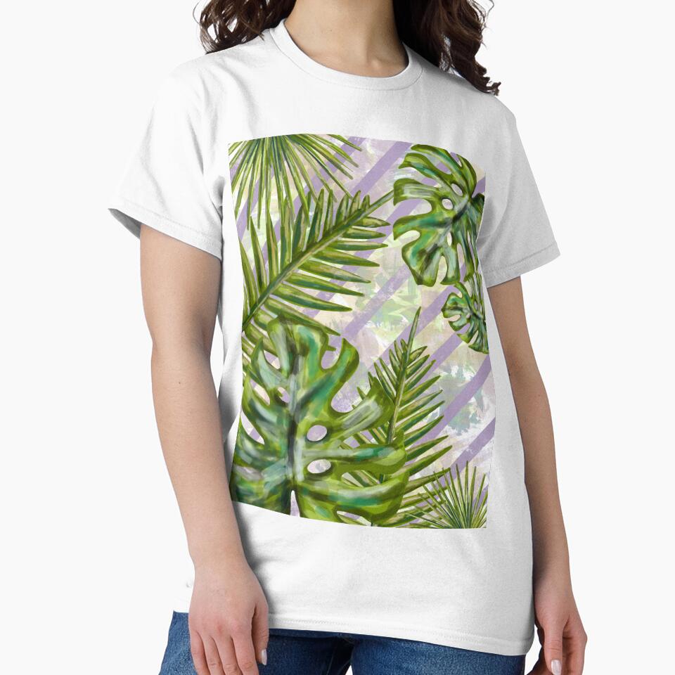 Tropical Stripes by paigeawallace T-Shirts, Hoodie, Sweatshirt | BlankRebels.com (Image 2)