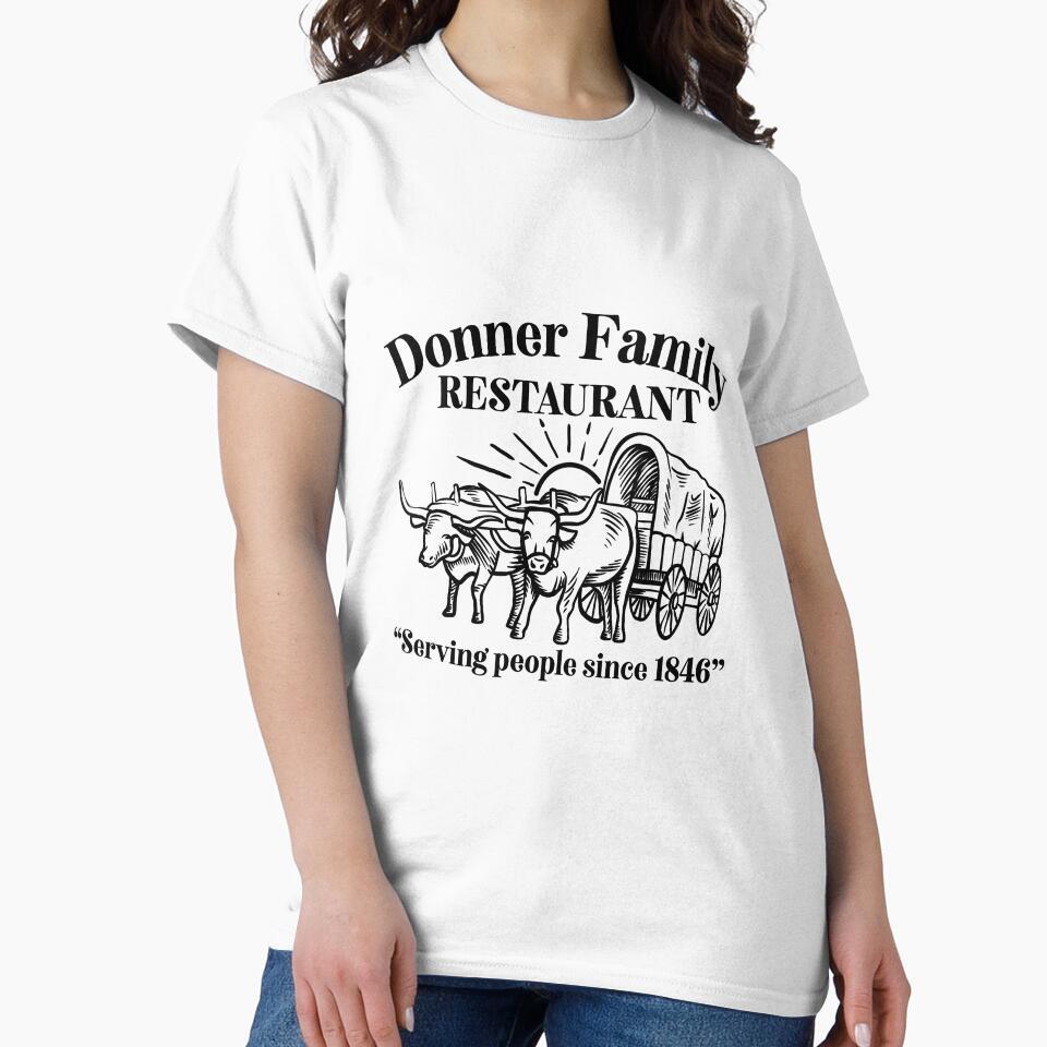Donner Party Funny Family Restaurant by HalpinDesign
