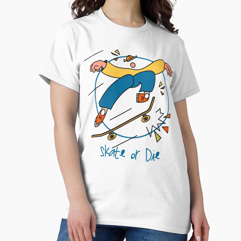 SKATE or DIE.03 by TATTOO-DESIGN T-Shirts, Hoodie, Sweatshirt | BlankRebels.com (Image 2)