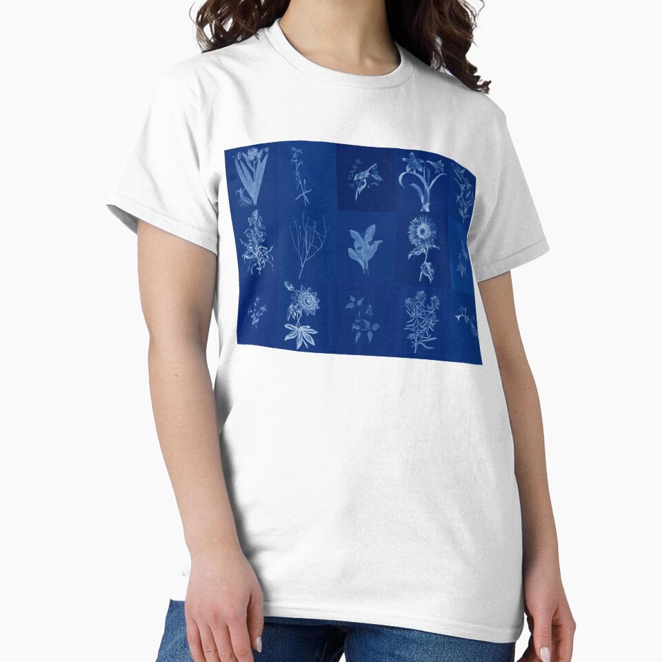 Flower 'Cyanotype' by HouseProudArt T-Shirts, Hoodie, Sweatshirt | BlankRebels.com (Image 2)