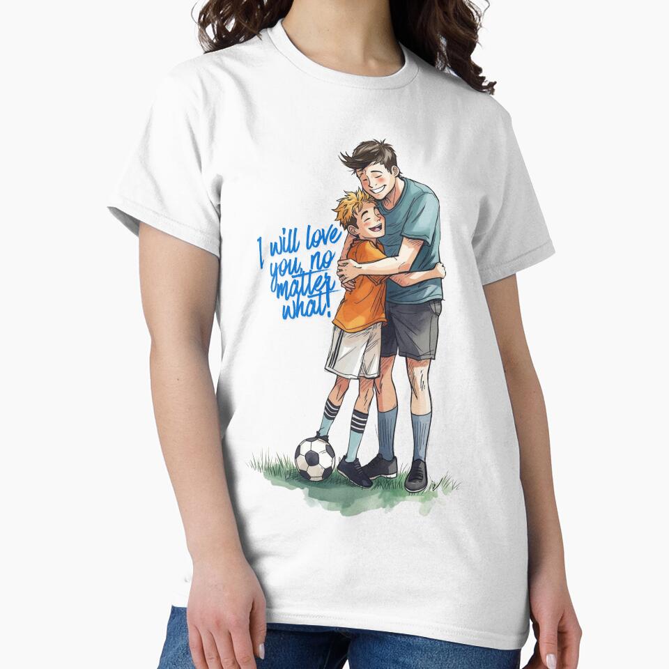Father and Son Hug | I Will Always Love You No Matter What | Football Family by smitke