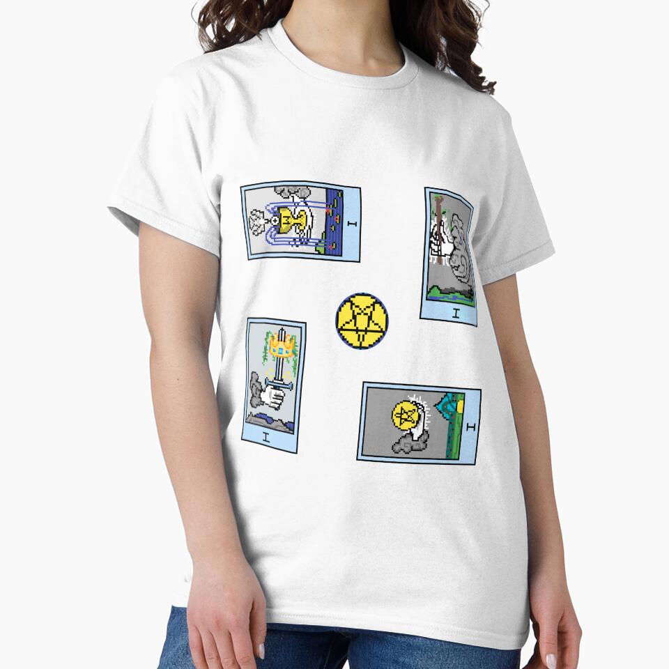 Pixel Waite Tarot Minor Arcana Aces - 74th Sticker Pack and Magnets by Pixel Waite T-Shirts, Hoodie, Sweatshirt (Image 2)