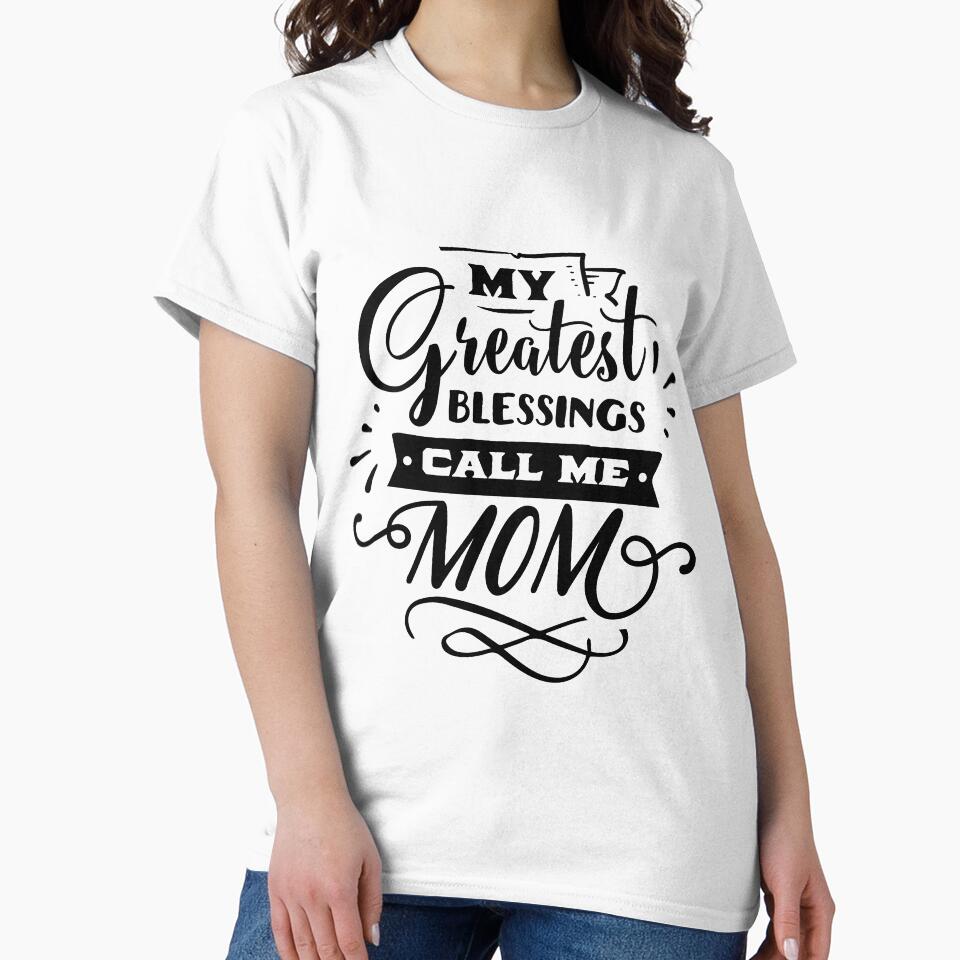 My Greatest Blessings Call Me Mom - Beautiful Cute Design for Mom and Mothers Day by Prince - Bestseller ★★★★★... (Image 2)