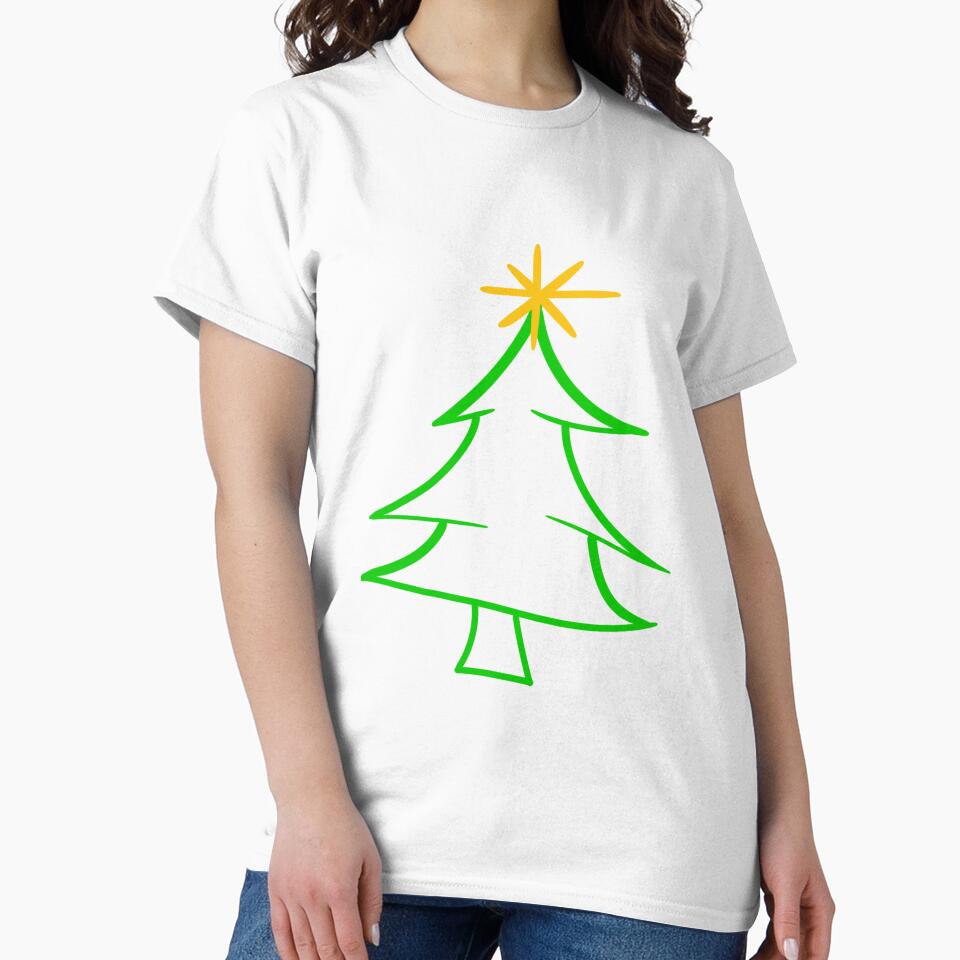 Christmas tree doodle by Shyenne  Moran T-Shirts, Hoodie, Sweatshirt | BlankRebels.com (Image 2)