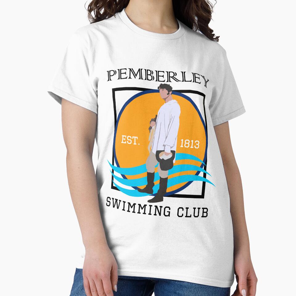 Pemberley Swimming Club Est. 1813 - Pride and Prejudice BLACK by laracxxx