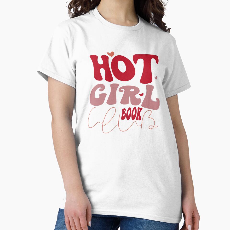 hot girl book club  sticker reading lover books read by LifeArt24 T-Shirts, Hoodie, Sweatshirt | BlankRebels.com (Image 2)