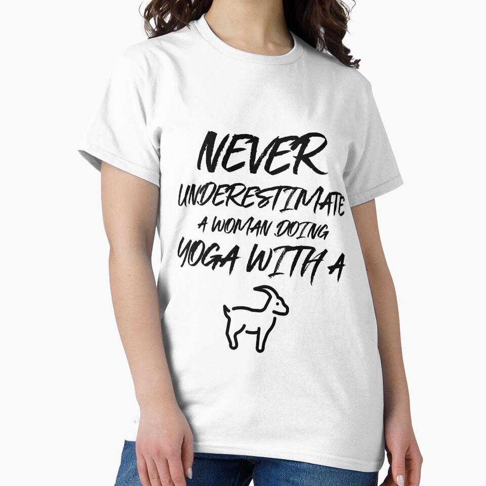 Funny Yoga With Goats by RiseandShineTee