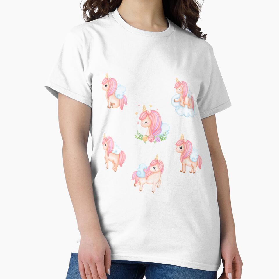 Beautiful Unicorn Pastel Rose Flowers Clouds by Simplyy  Unique T-Shirts, Hoodie, Sweatshirt | BlankRebels.com (Image 2)