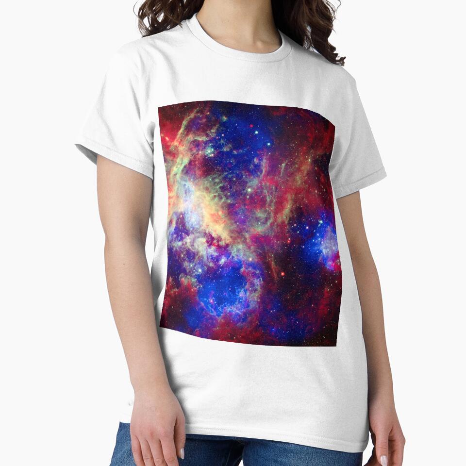 Electric Outer Space Star Galaxy by newburyboutique T-Shirts, Hoodie, Sweatshirt | BlankRebels.com (Image 2)
