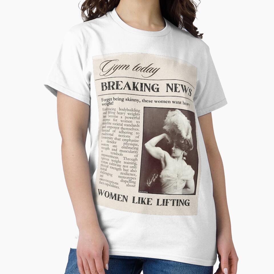 breaking news women's lifting by chocolatefood12 T-Shirts, Hoodie, Sweatshirt | BlankRebels.com (Image 2)