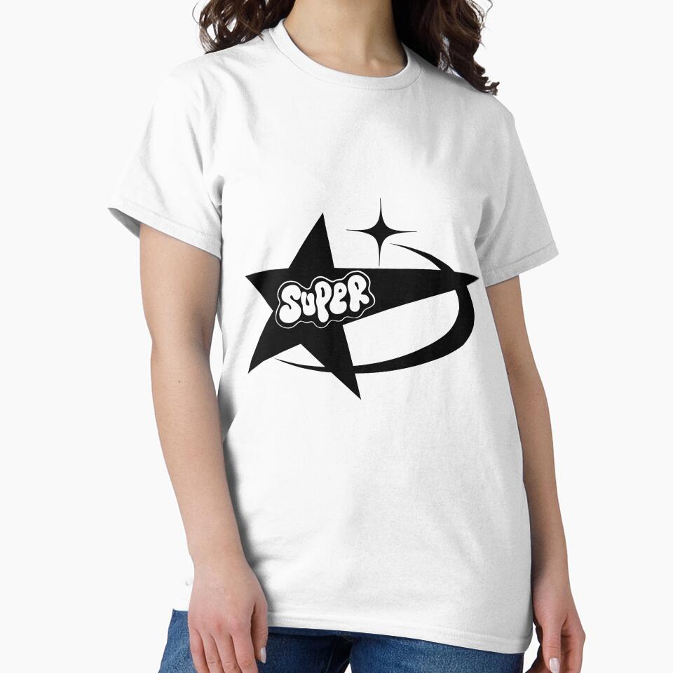 Y2K Super Star Black and White by DigitalLegends1 T-Shirts, Hoodie, Sweatshirt | BlankRebels.com (Image 2)
