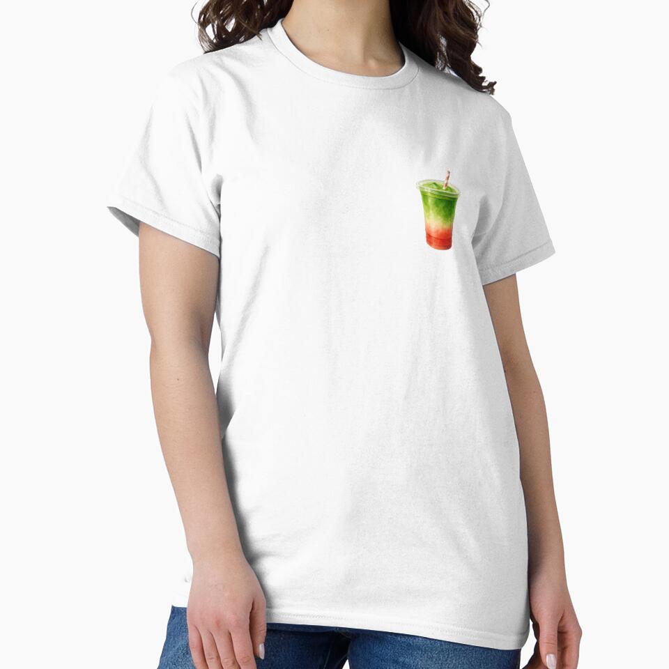 Strawberry Iced Matcha Latte by toxicfemininity T-Shirts, Hoodie, Sweatshirt | BlankRebels.com (Image 2)