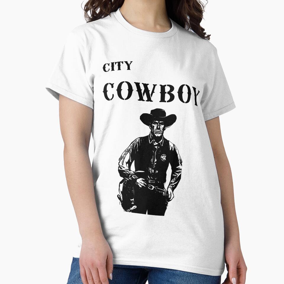 Vintage Retro Western Urban Cowboy Movie Gift For Everyone by Lapinski101Gai