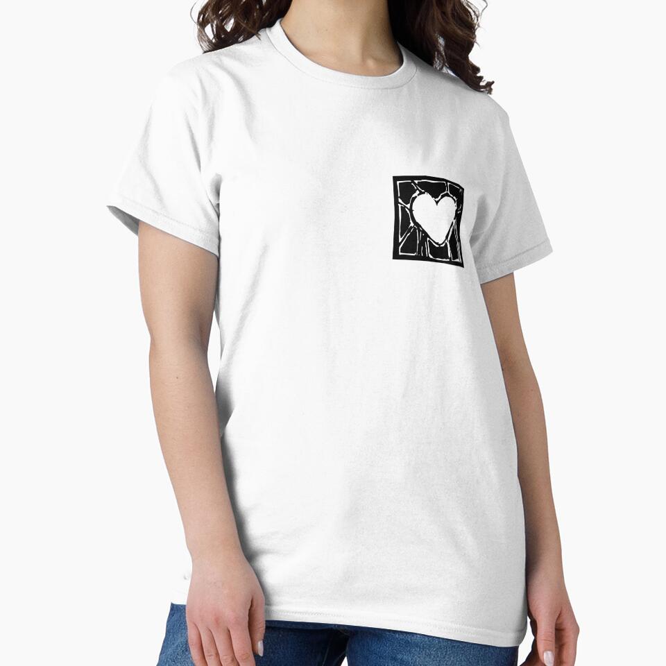 Black Heart Shape T-Shirts, Hoodie, Sweatshirt