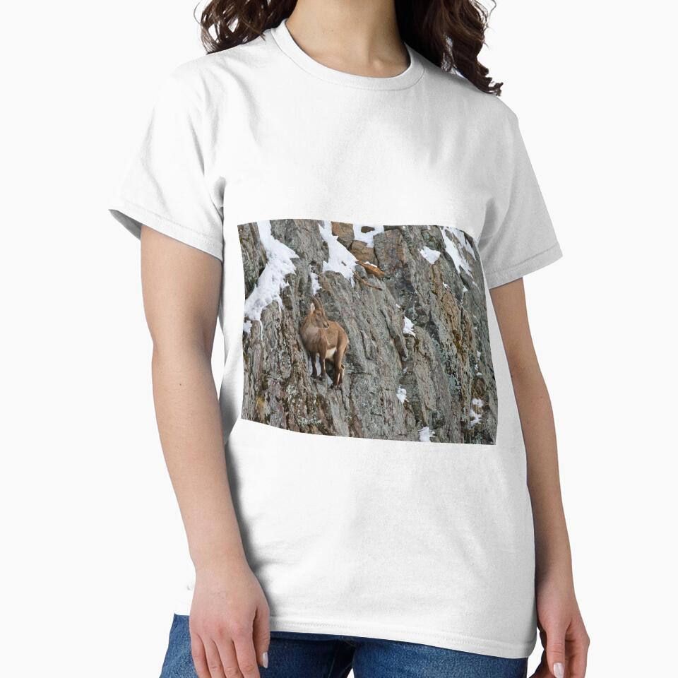 Ibex On Cliff by Michael Cummings T-Shirts, Hoodie, Sweatshirt | BlankRebels.com (Image 2)