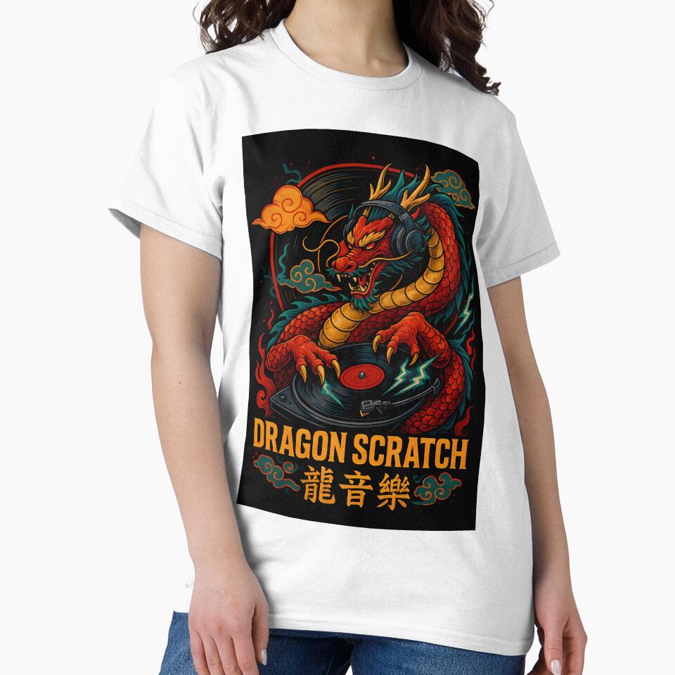 Dragon Scratch by witgarage T-Shirts, Hoodie, Sweatshirt | BlankRebels.com (Image 2)