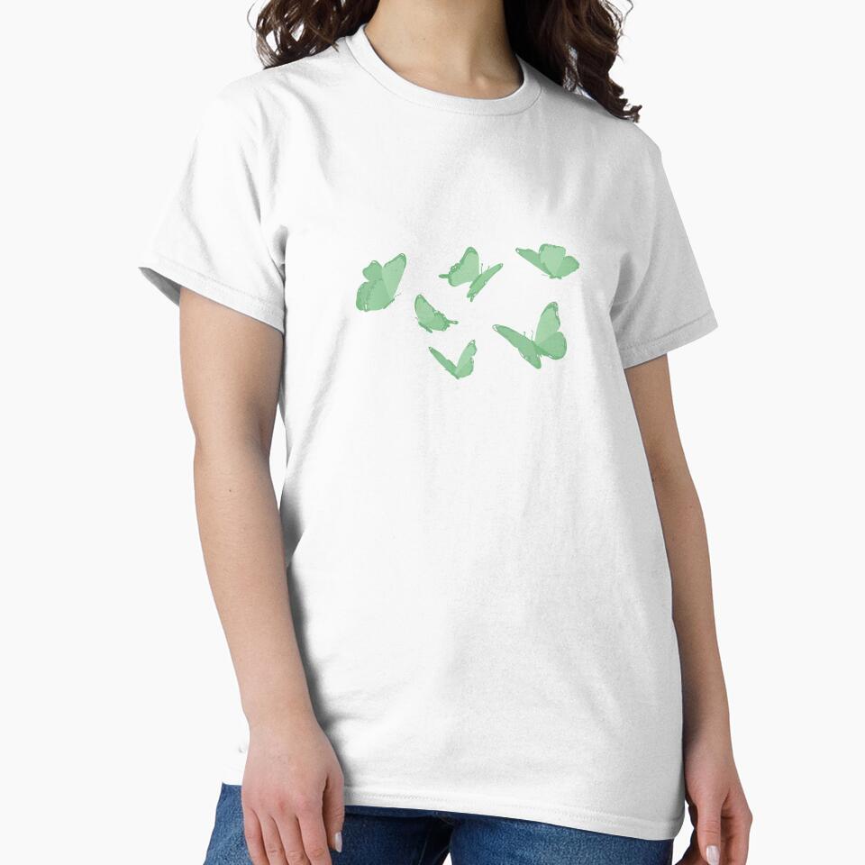 green butterfly sticker pack by chachels T-Shirts, Hoodie, Sweatshirt | BlankRebels.com (Image 2)