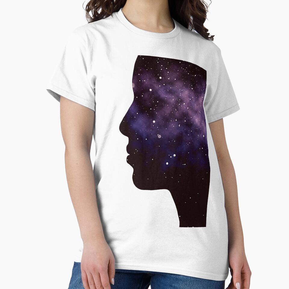 Mind Over Matter Galaxy Head by Ashstone23 T-Shirts, Hoodie, Sweatshirt | BlankRebels.com (Image 2)