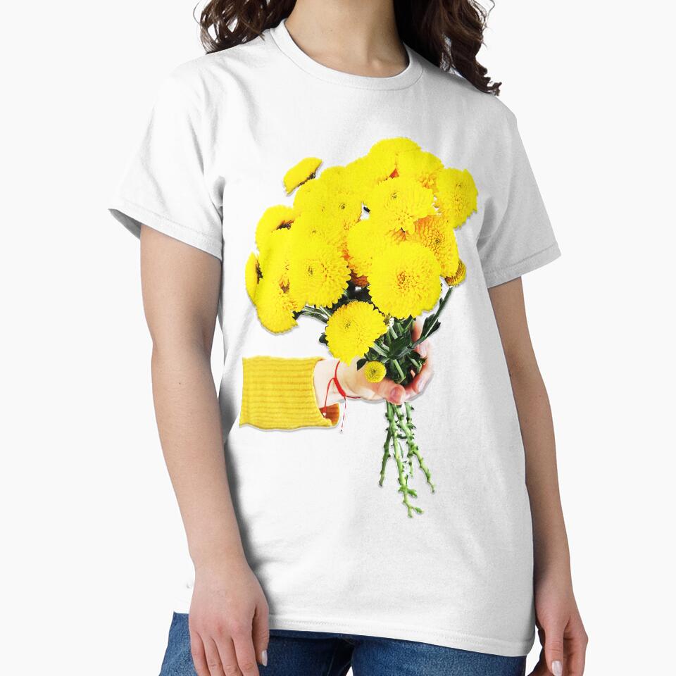 FLoral Design - Yellow Flowers by WazStore T-Shirts, Hoodie, Sweatshirt | BlankRebels.com (Image 2)