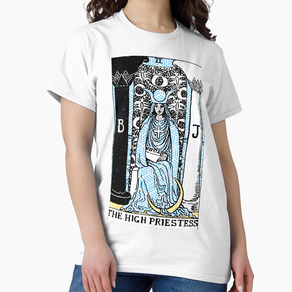 The High Priestess - A Geometric Print by Annalee Beer T-Shirts, Hoodie, Sweatshirt | BlankRebels.com (Image 2)