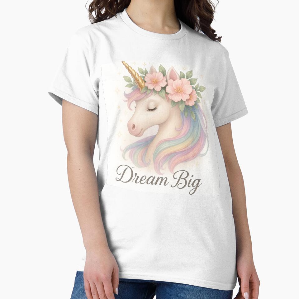 Dream Big Unicorn – Licorne Perfect for Birthday Parties & Gifts by medarabon04 T-Shirts, Hoodie, Sweatshirt (Image 2)