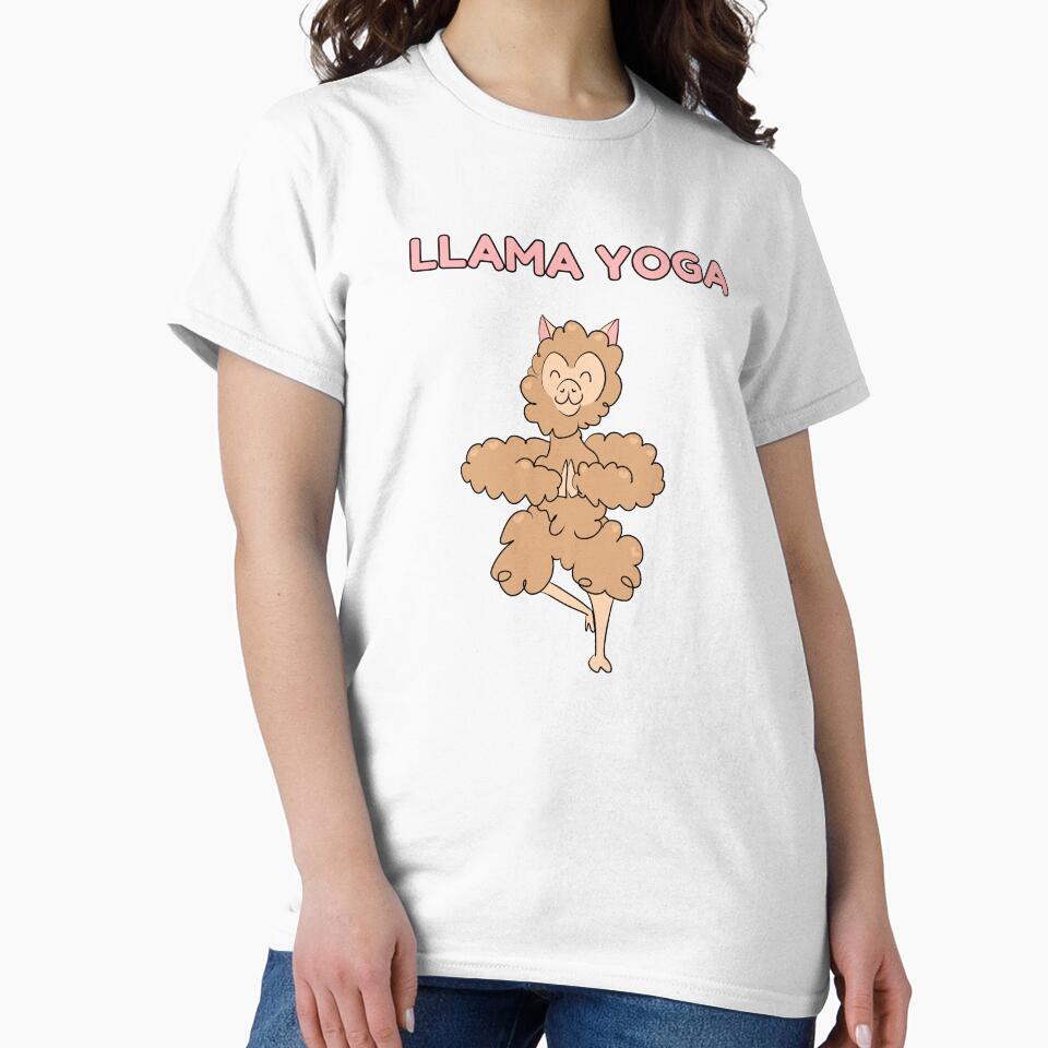 Llama Yoga by HugSomeNettles T-Shirts, Hoodie, Sweatshirt | BlankRebels.com (Image 2)