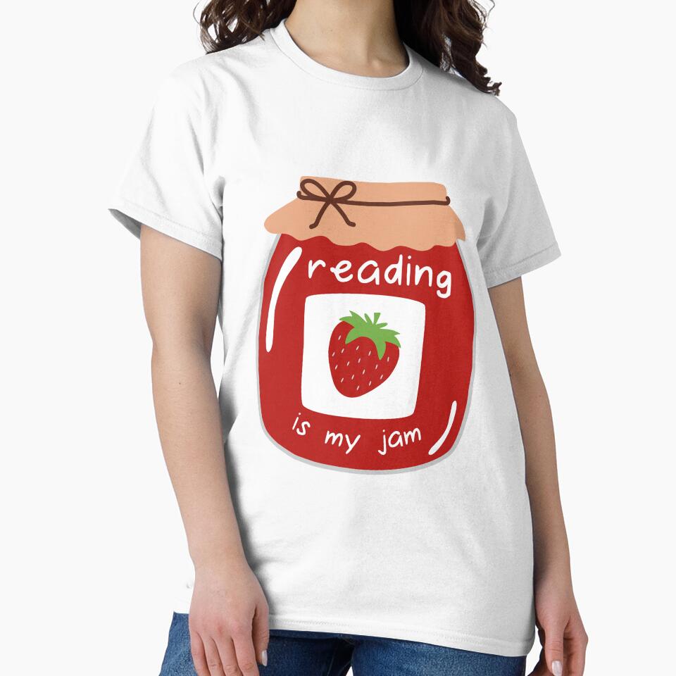 Reading Is My Jam Library Vibes by HumansStuck12 T-Shirts, Hoodie, Sweatshirt | BlankRebels.com (Image 2)