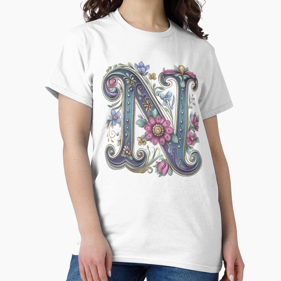 Belle Epoque Monogram N by Boddicca T-Shirts, Hoodie, Sweatshirt | BlankRebels.com (Image 2)