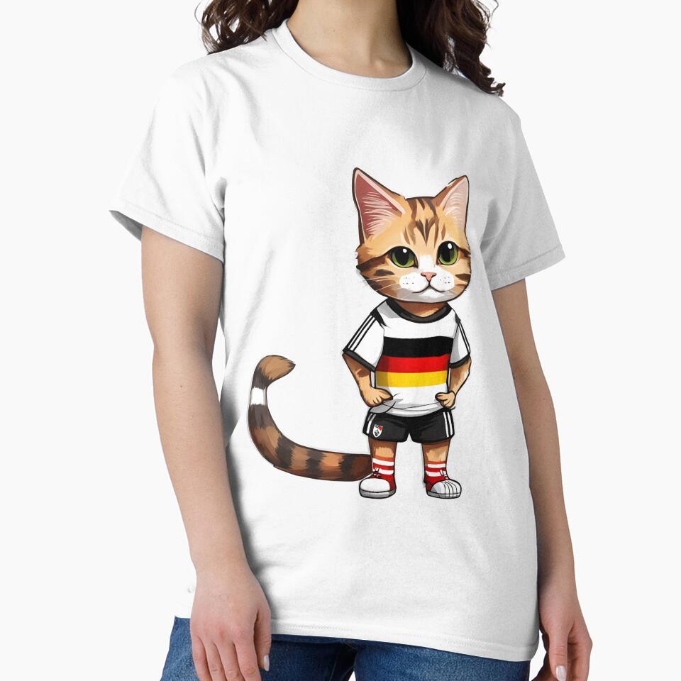 GERMANY Sports Team: a Cat wearing colours of German Flag D05 by PerfectDay2Play