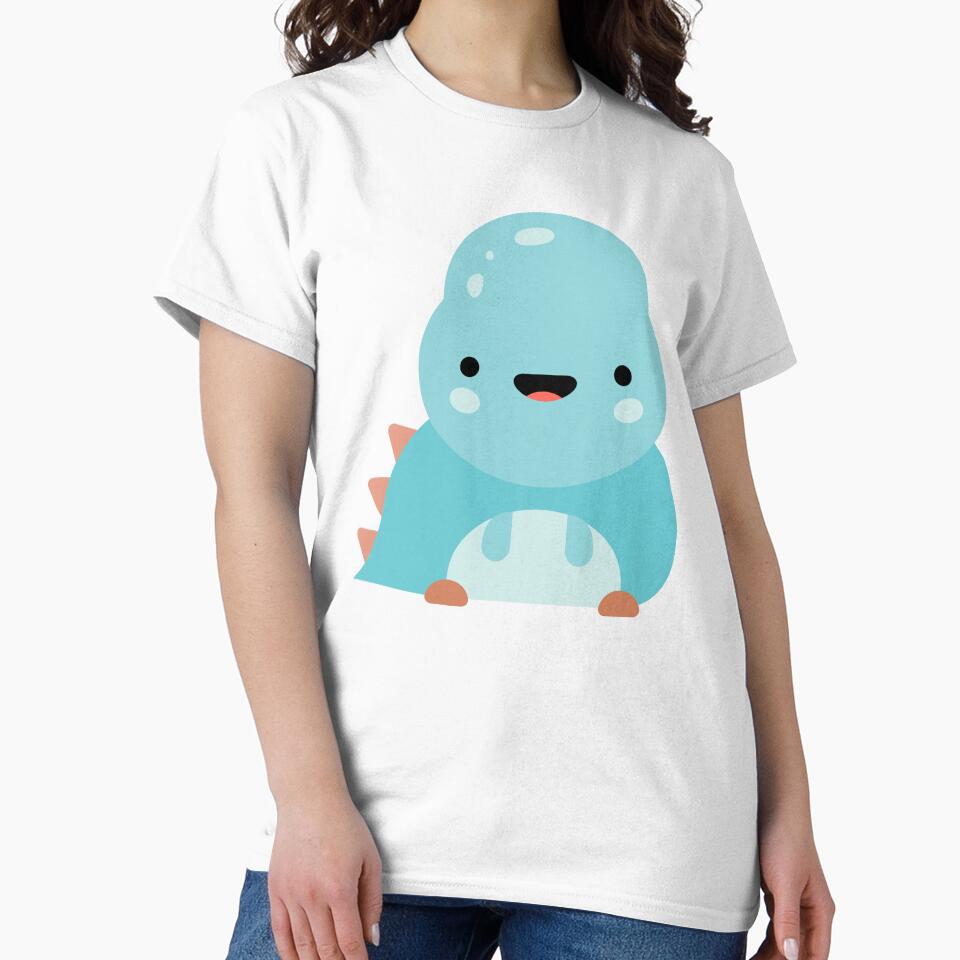 Kawaii Stegosaurus Adorable Dino Design by missbobbit T-Shirts, Hoodie, Sweatshirt | BlankRebels.com (Image 2)