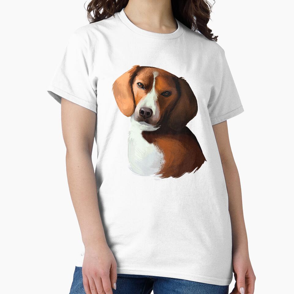 Watercolor Cute Beagle by virillanissa T-Shirts, Hoodie, Sweatshirt | BlankRebels.com (Image 2)