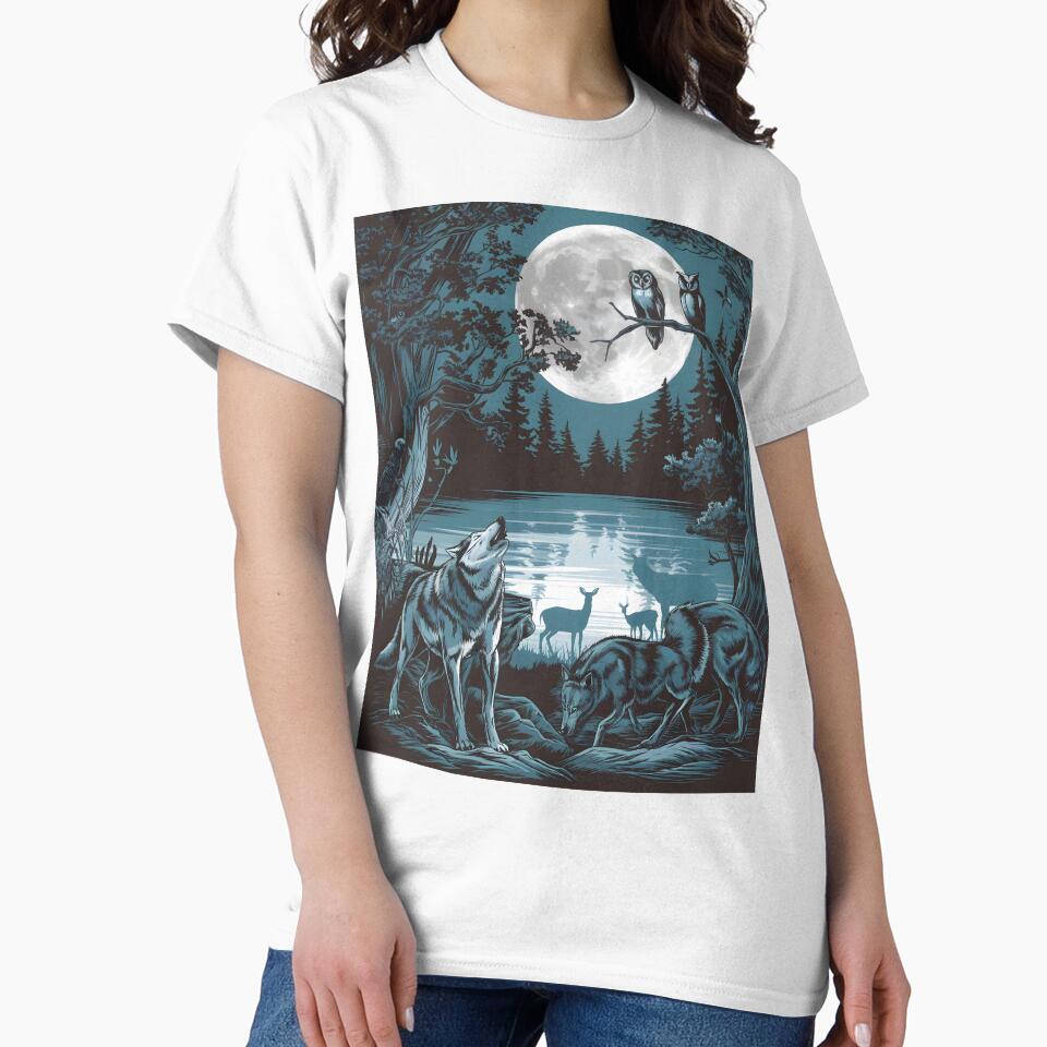 Nighttime Forest T-Shirts, Hoodie, Sweatshirt