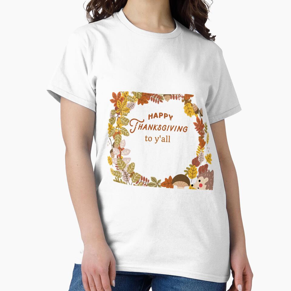 Happy Thanksgiving to Y'all by Silva-Sol T-Shirts, Hoodie, Sweatshirt | BlankRebels.com (Image 2)