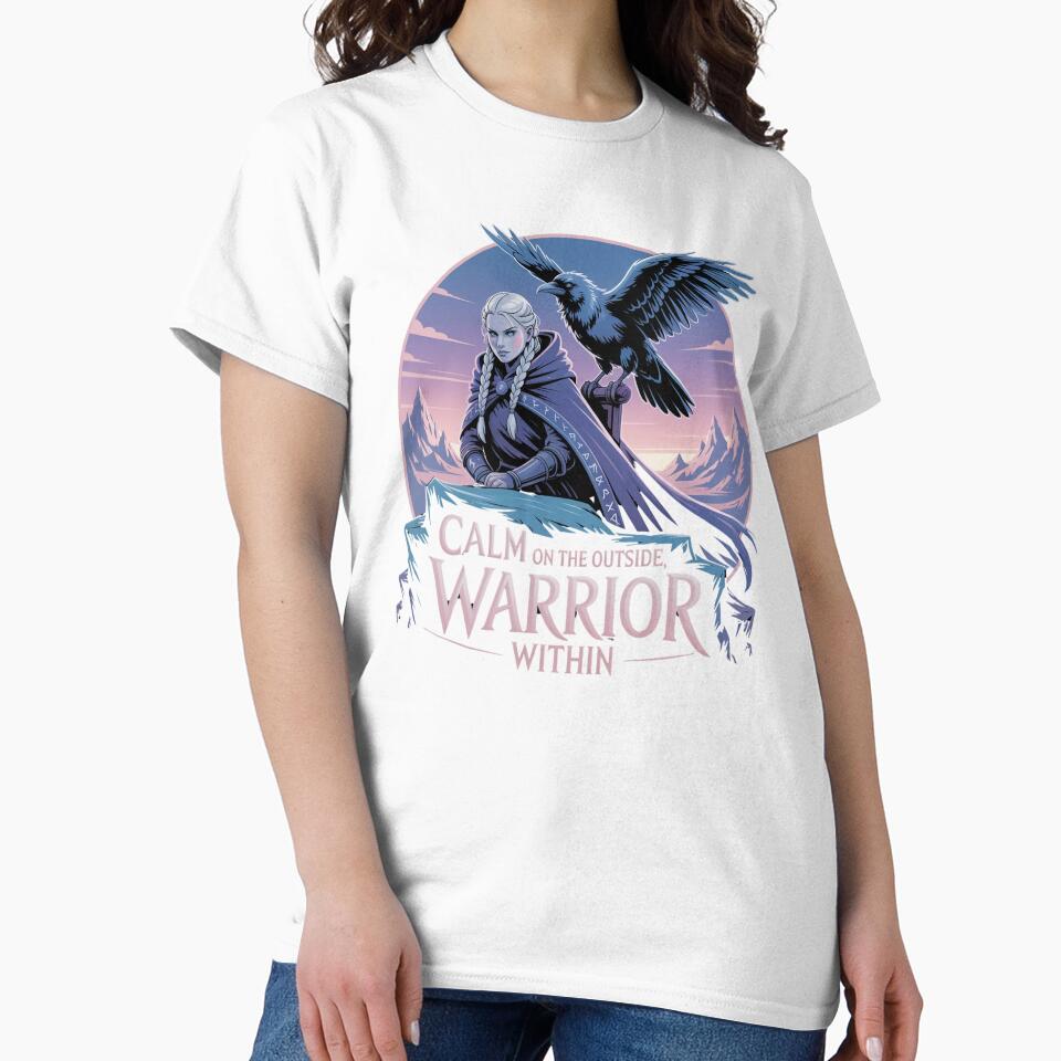 Calm Outside, Warrior Within – Introvert Fantasy Warrior Art by Slavicsoul