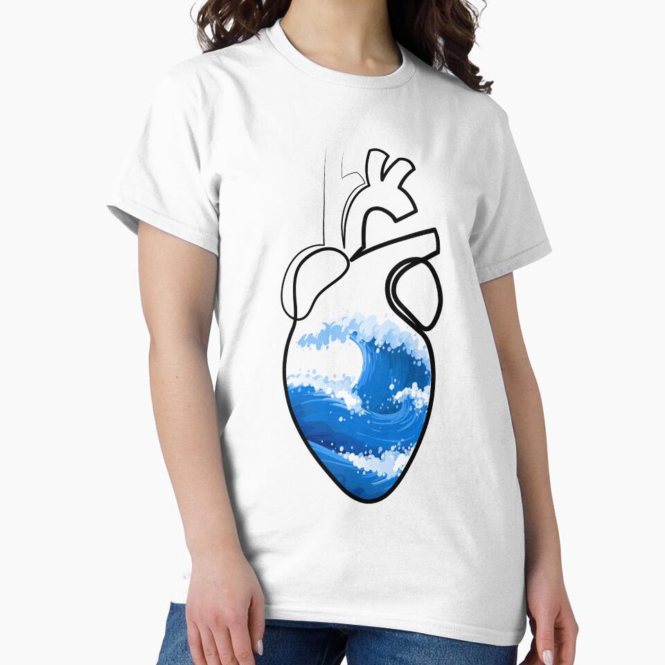 Storm in my Heart | One Line Drawing | One Line Art | Minimal | Minimalist by One-Line-Artist T-Shirts, Hoodie,... (Image 2)
