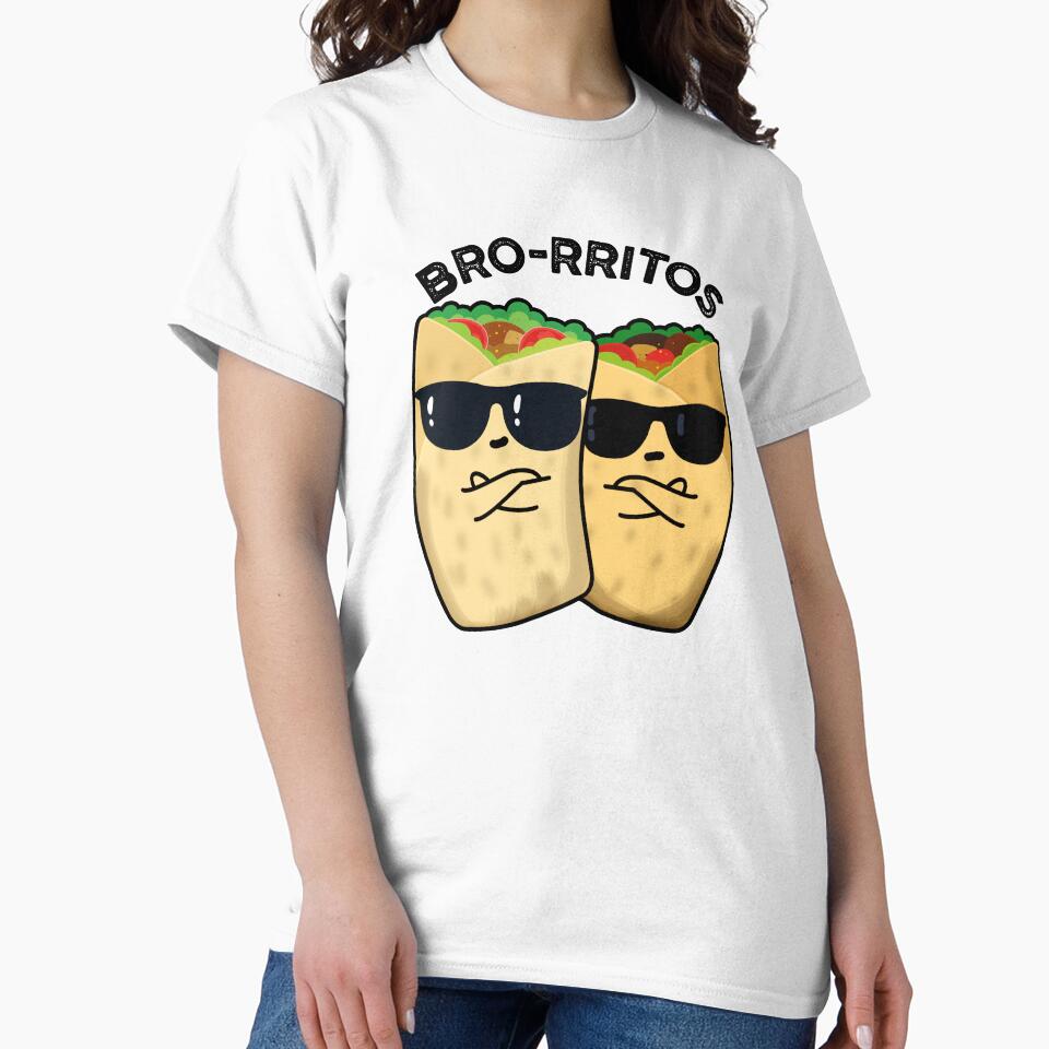 Bro-rritos Funny Burrito Pun by punnybone