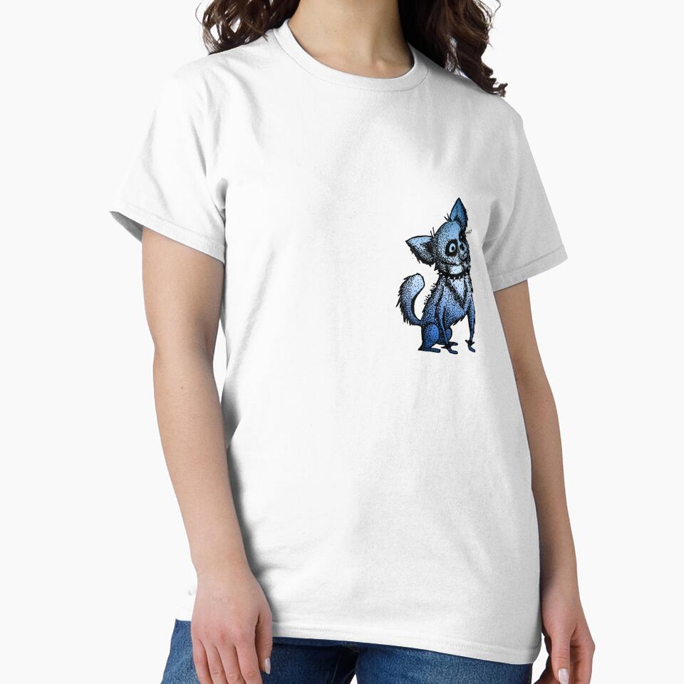 Blue Punk Chihuahua by Aleta Kibler T-Shirts, Hoodie, Sweatshirt | BlankRebels.com (Image 2)