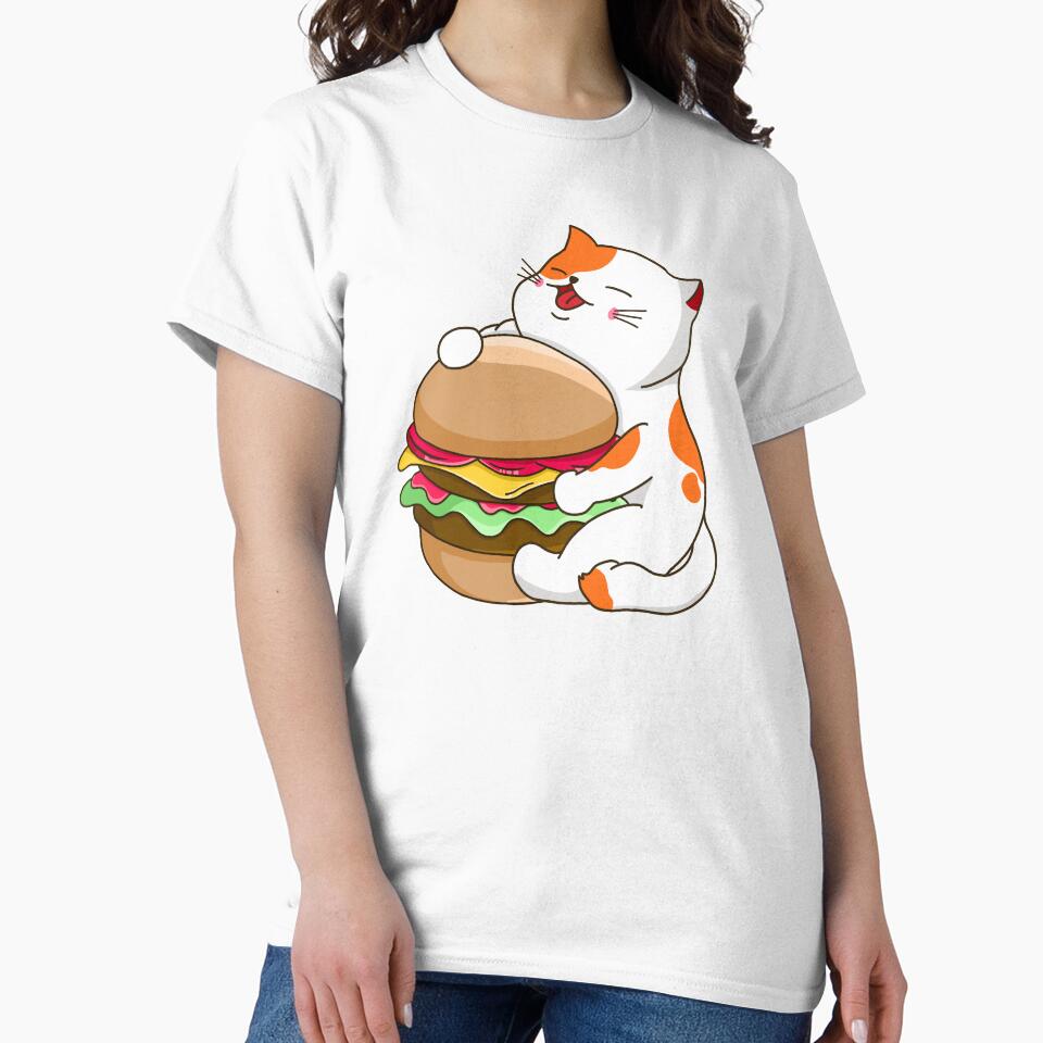 Cat Burger by Kimprut T-Shirts, Hoodie, Sweatshirt | BlankRebels.com (Image 2)