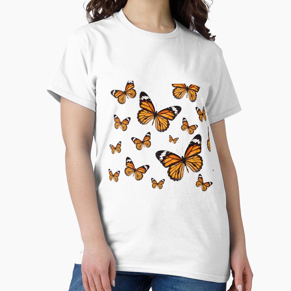 VSCO Butterfly print by Babiola T-Shirts, Hoodie, Sweatshirt | BlankRebels.com (Image 2)