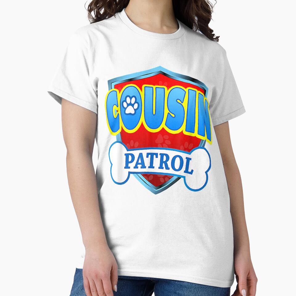 Creative Nimble Enthusiasm Relief Cute Funny Cousin Patrol - Dog Mom, Dad For Men Women Cute Gift by... (Image 2)