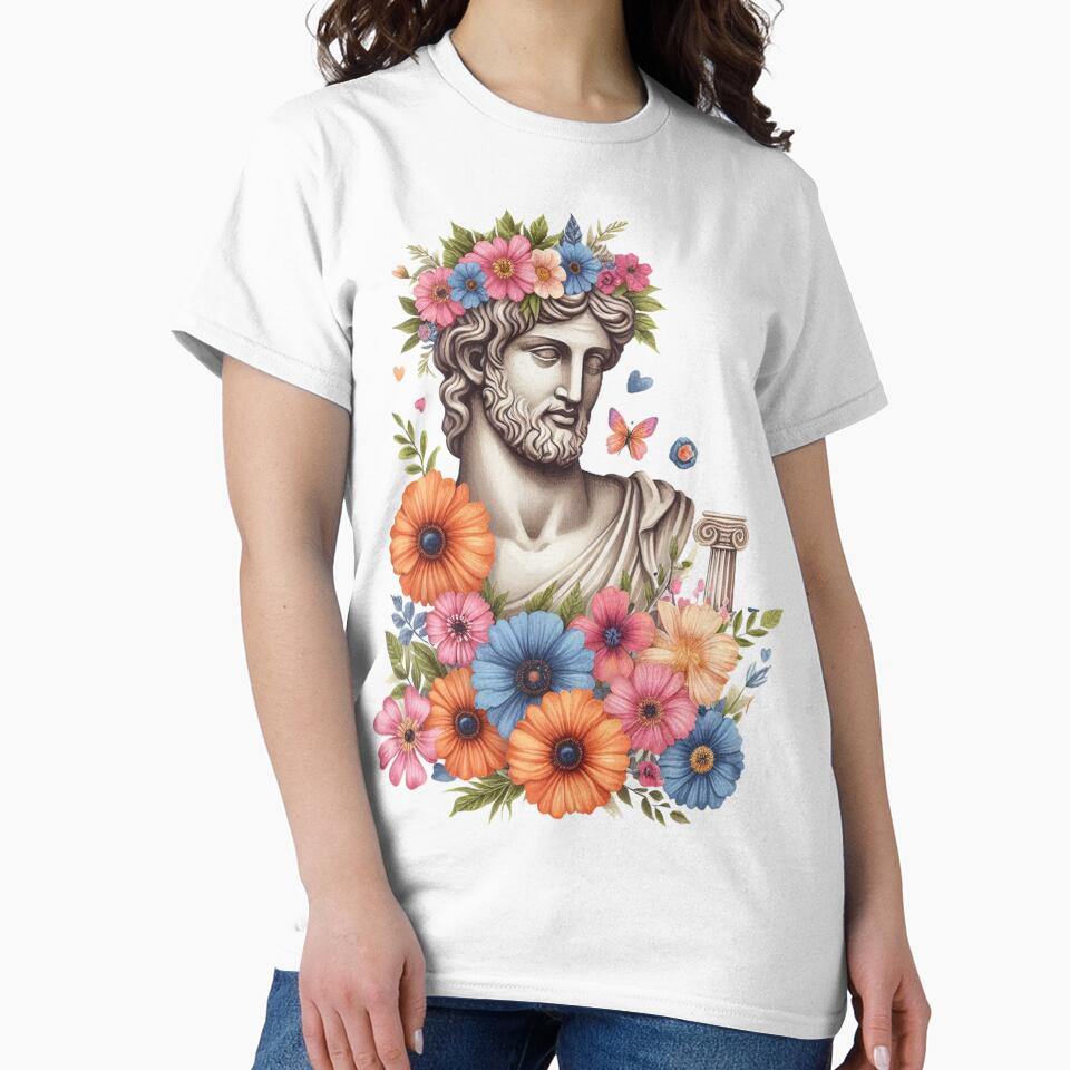 Retro Aesthetic Greek Statues by clintang