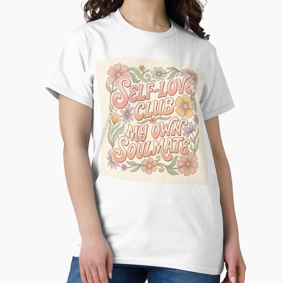 Retro Self-Love Club - Groovy Self-Care by houseoflushella T-Shirts, Hoodie, Sweatshirt | BlankRebels.com (Image 2)