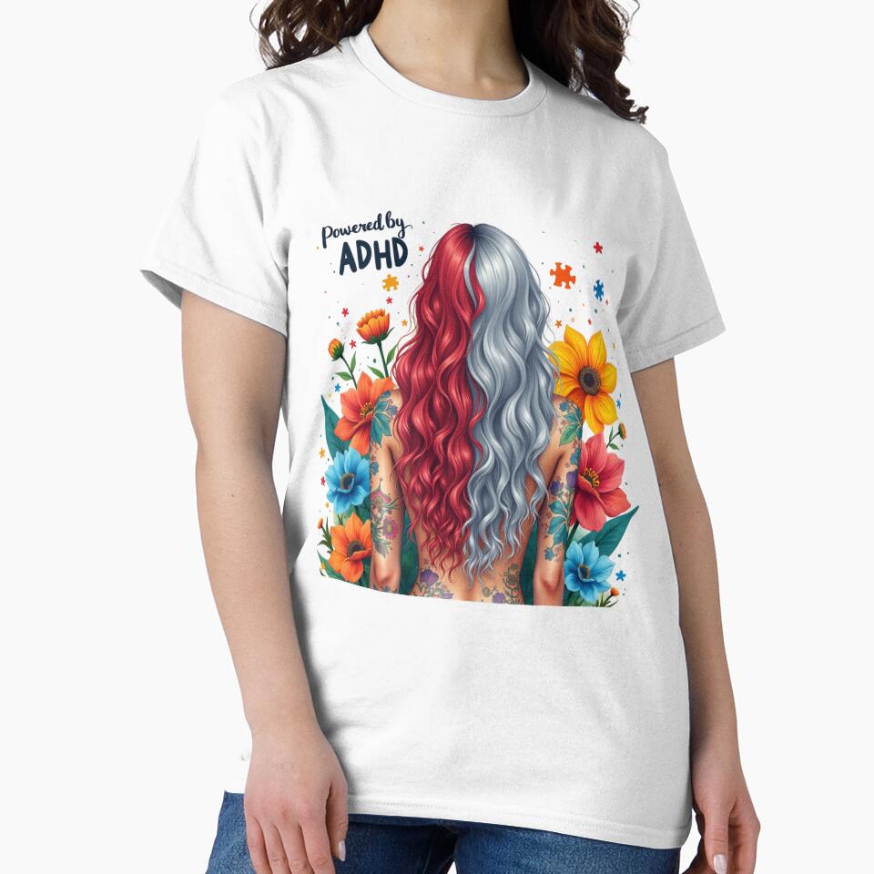 Powered by ADHD by jkrphoto T-Shirts, Hoodie, Sweatshirt | BlankRebels.com (Image 2)